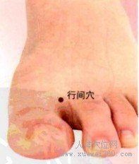 行间穴的取穴窍门
