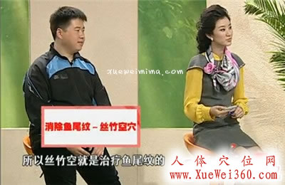 消除鱼尾纹-丝竹空穴
