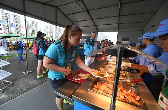 奥运村里垃圾食品泛滥 营养师警告远离垃圾食品