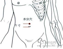 精确定位水分穴