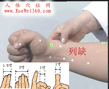 列缺穴的准确位置