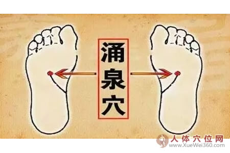 <a href='http://www.liuyanbao.net/rentixueweichaxun/502.html' target='_blank'><u>涌泉穴</u></a>的按摩方法