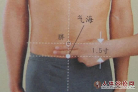 十大艾灸保健养生穴详细介绍：气海穴